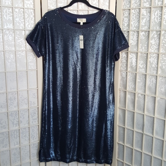 NWT Anthropologie Interstellar Tunic Dress Sequins - Picture 4 of 6